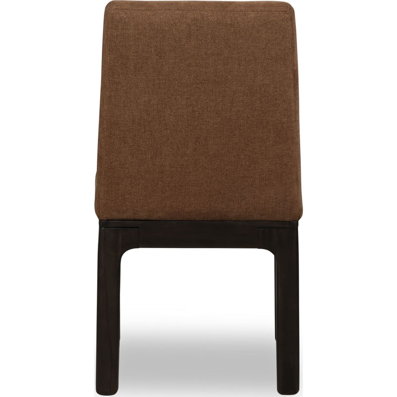 Zamba Chenille Upholstered Acacia Wood Dining Chair