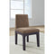 Zamba Chenille Upholstered Acacia Wood Dining Chair