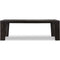 Zamba Extendable Acacia Wood Dining Table in Jaguar