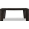 Zamba Extendable Acacia Wood Dining Table in Jaguar