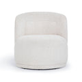 Massa Textured Fabric Swivel Accent Chair