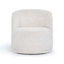 Massa Textured Fabric Swivel Accent Chair