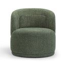 Massa Textured Fabric Swivel Accent Chair
