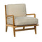 Allister Chair, White US Made cushions