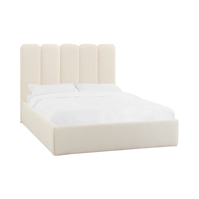 Palani Cream Boucle Bed