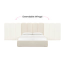Palani Cream Boucle Bed