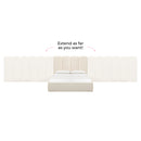 Palani Cream Boucle Bed