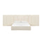 Palani Velvet Queen Bed with Wings