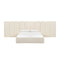 Palani Velvet Queen Bed with Wings