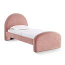 Moon Rose Upcycled Chenille Twin Bed