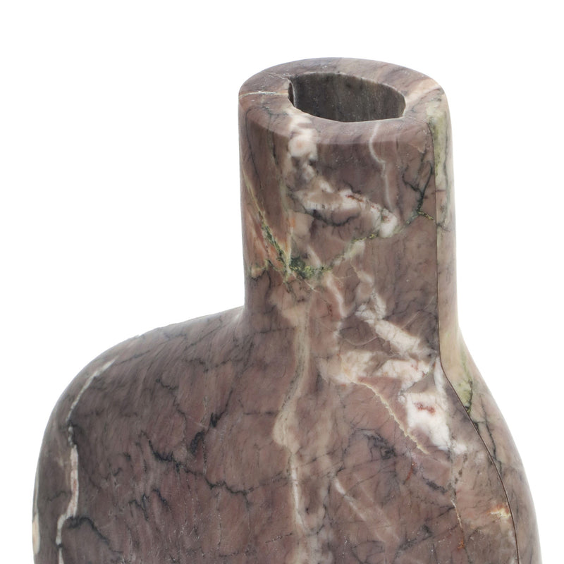 Pika Grey Marble Vase - Medium