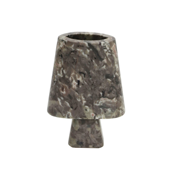 Samma Grey Marble Vase - Medium