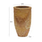 Saava Ribbed Stone Vase in Sandstone