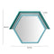 Lally Velvet Prism Wall Mirror