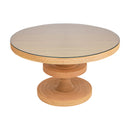 Apollonia Natural Rattan Round Dining Table