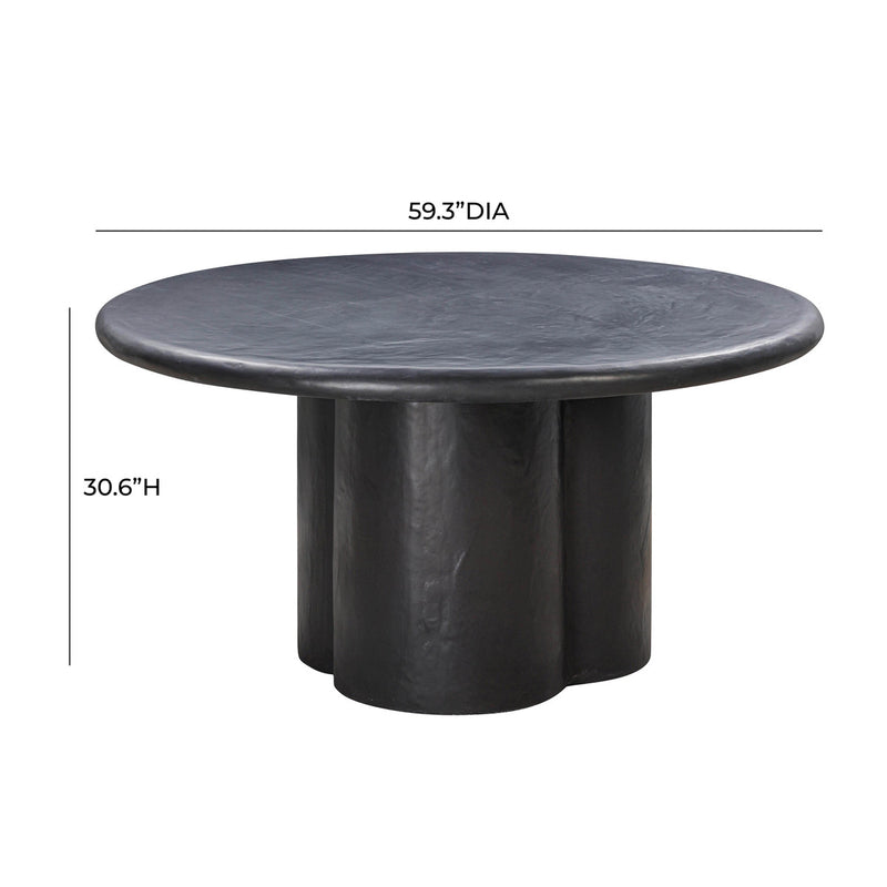 Elika Faux Plaster Round Dining Table