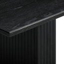 Chelsea Black Oak Wood 96" Rectangular Dining Table