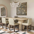 Brut 86" Concrete Patterned Indoor/Outdoor 86" Oval Dining Table