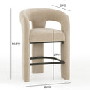 Malone Performance Chenille Counter Stool