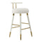 Juniper White Vegan Leather Barstool