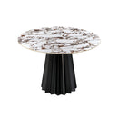 Jimena Marble 47" Round Dining Table