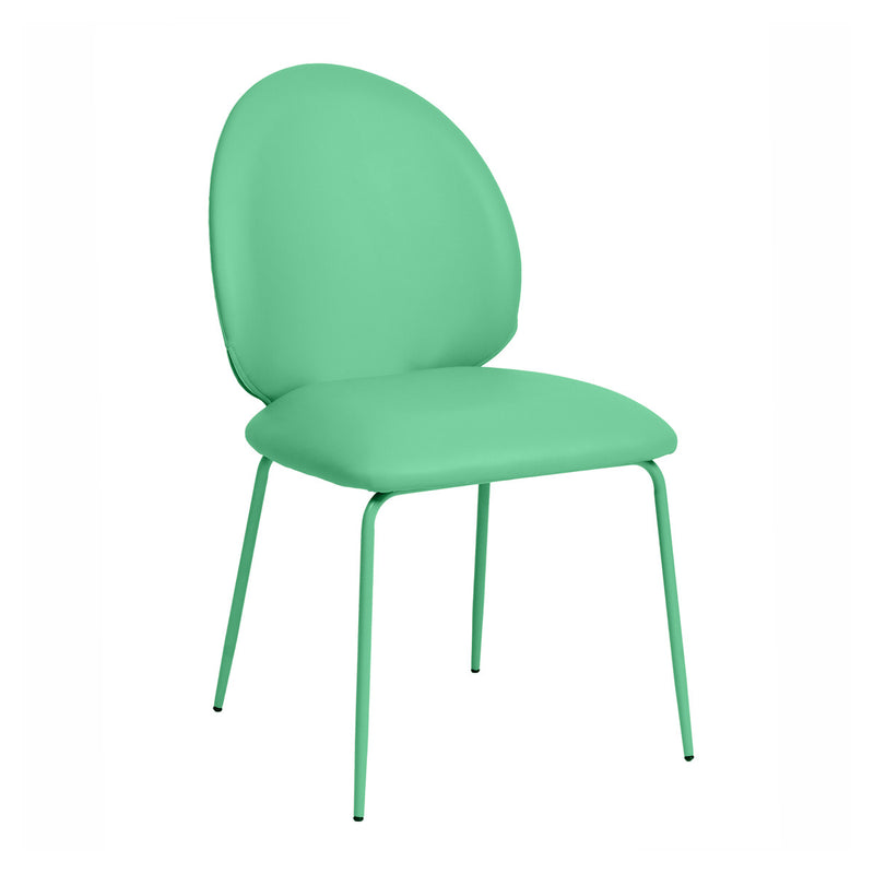 Lauren Vegan Leather Kitchen Chairs - Set of 2