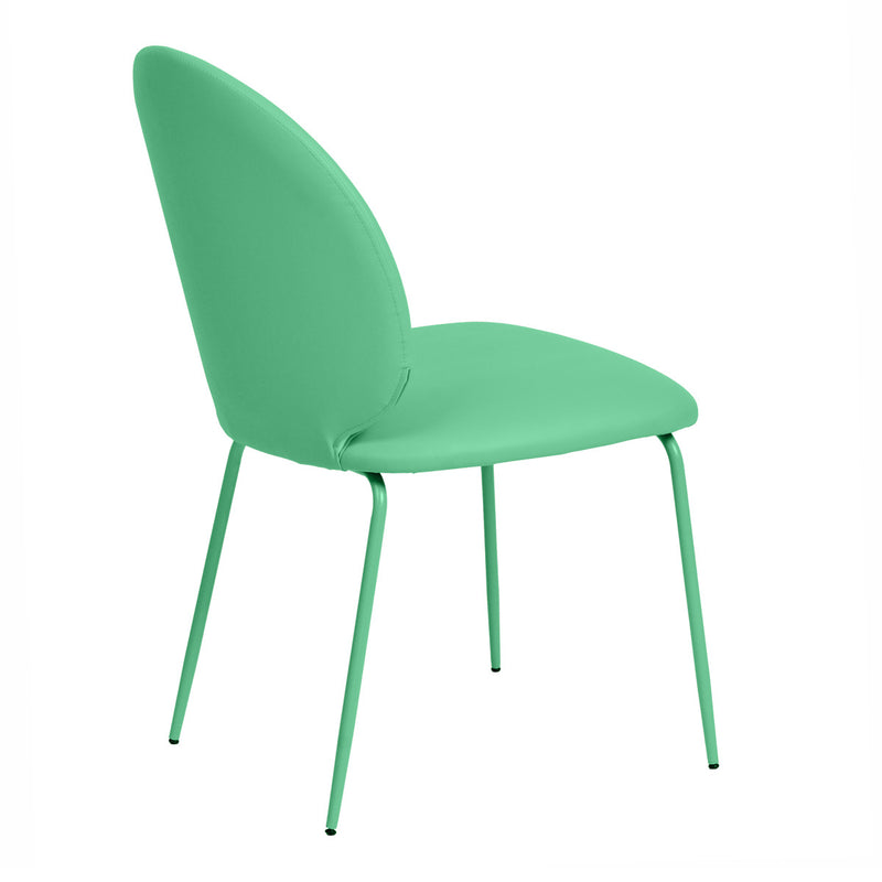 Lauren Vegan Leather Kitchen Chairs - Set of 2