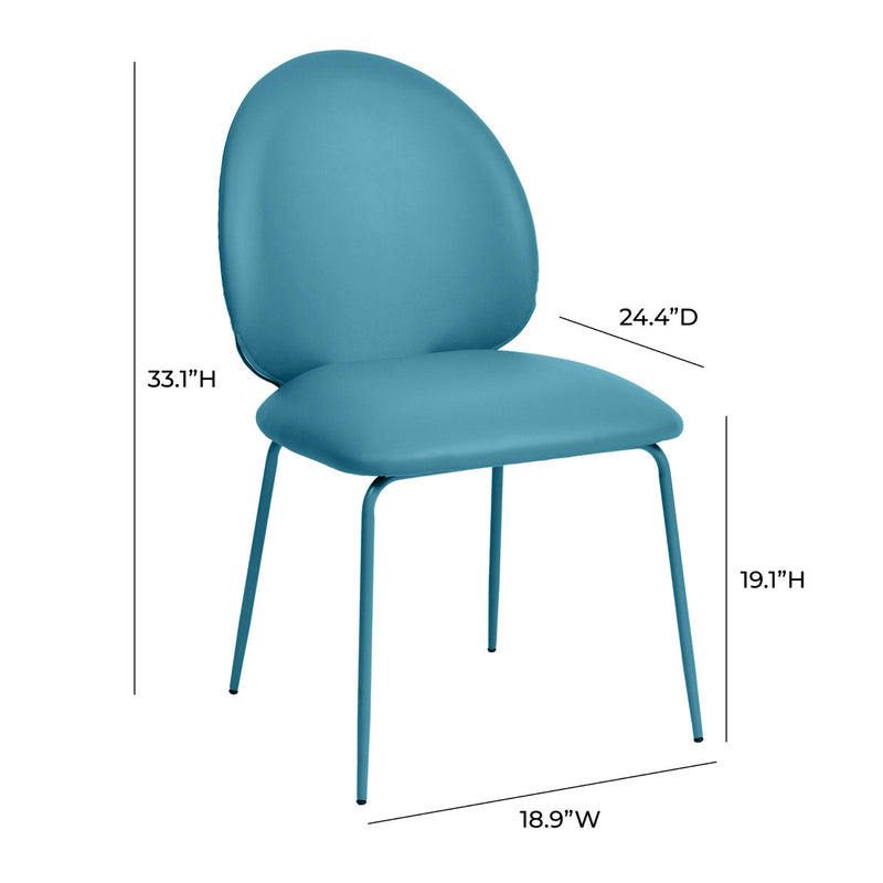 Lauren Vegan Leather Kitchen Chairs - Set of 2