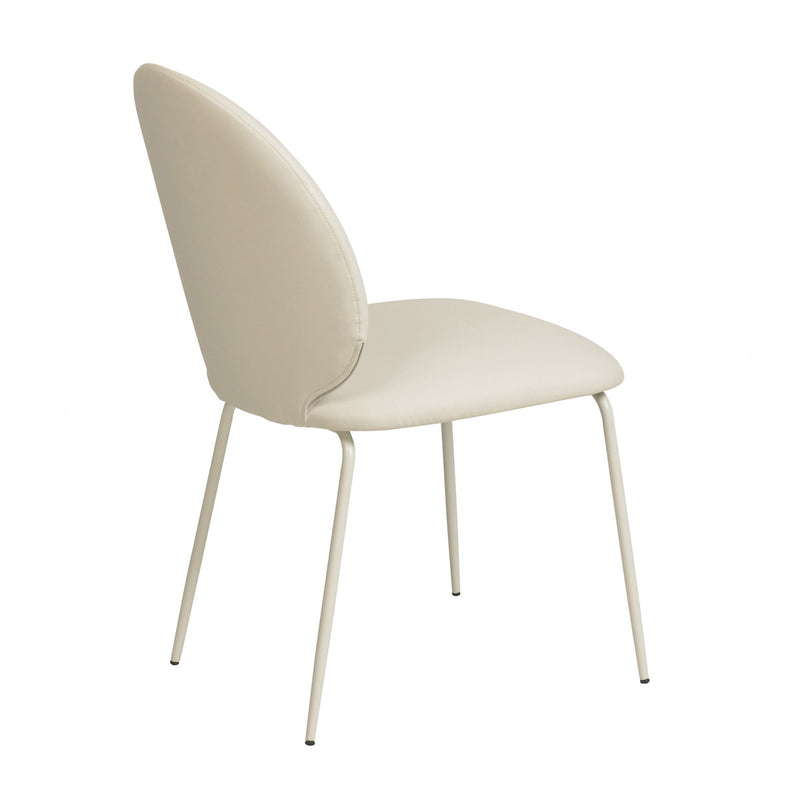 Lauren Vegan Leather Kitchen Chairs - Set of 2