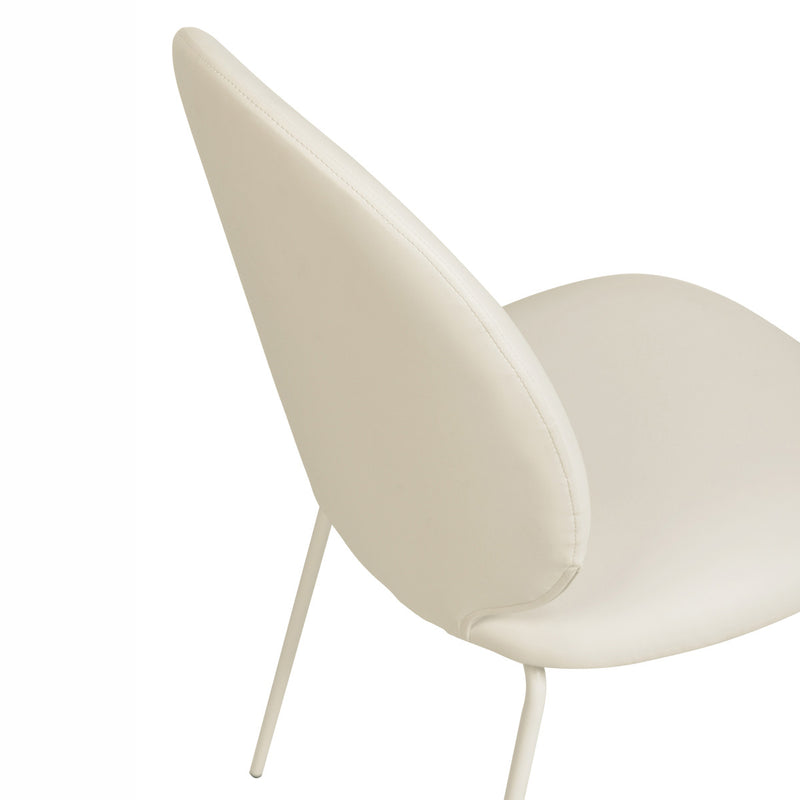 Lauren Vegan Leather Kitchen Chairs - Set of 2