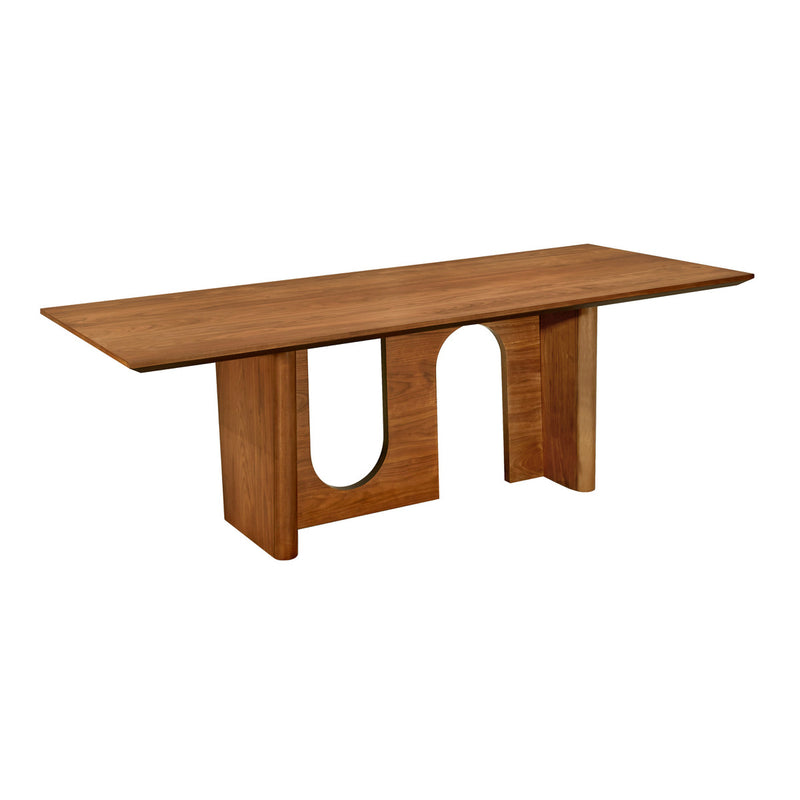 Satra Walnut Rectangular Dining Table