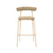 Liliana Velvet Bar Stool