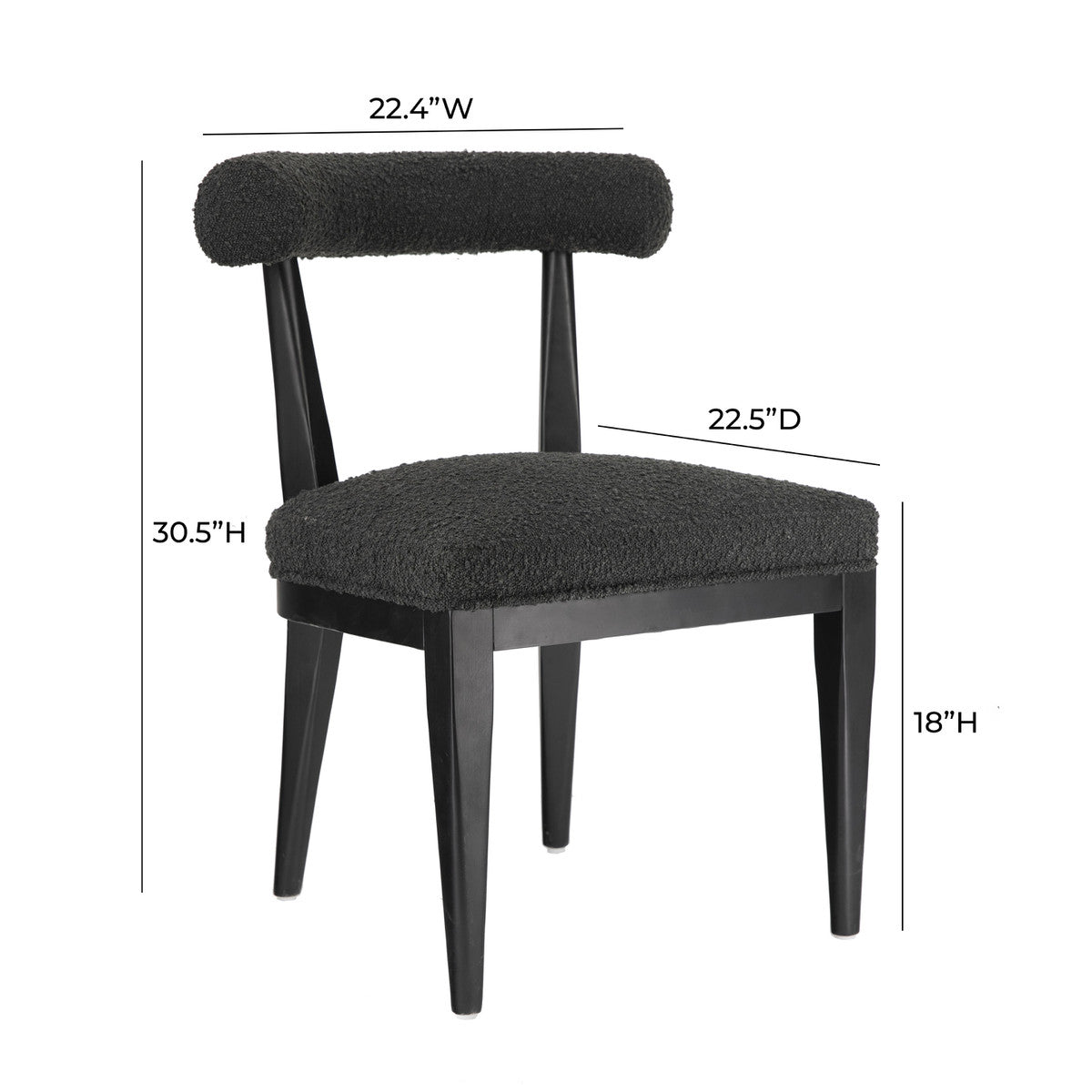 Palla Boucle Dining Chair
