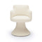Jeffree Cream Performance Boucle Swivel Dining Chair