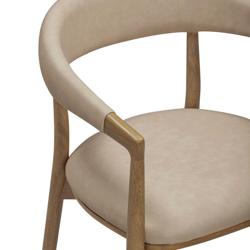 Vina Vegan Leather Dining Chair