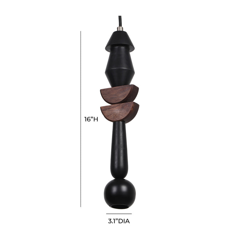 Taga Small Wooden Pendant Lamp