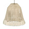Helen White Cotton Tasseled Pendant Lamp