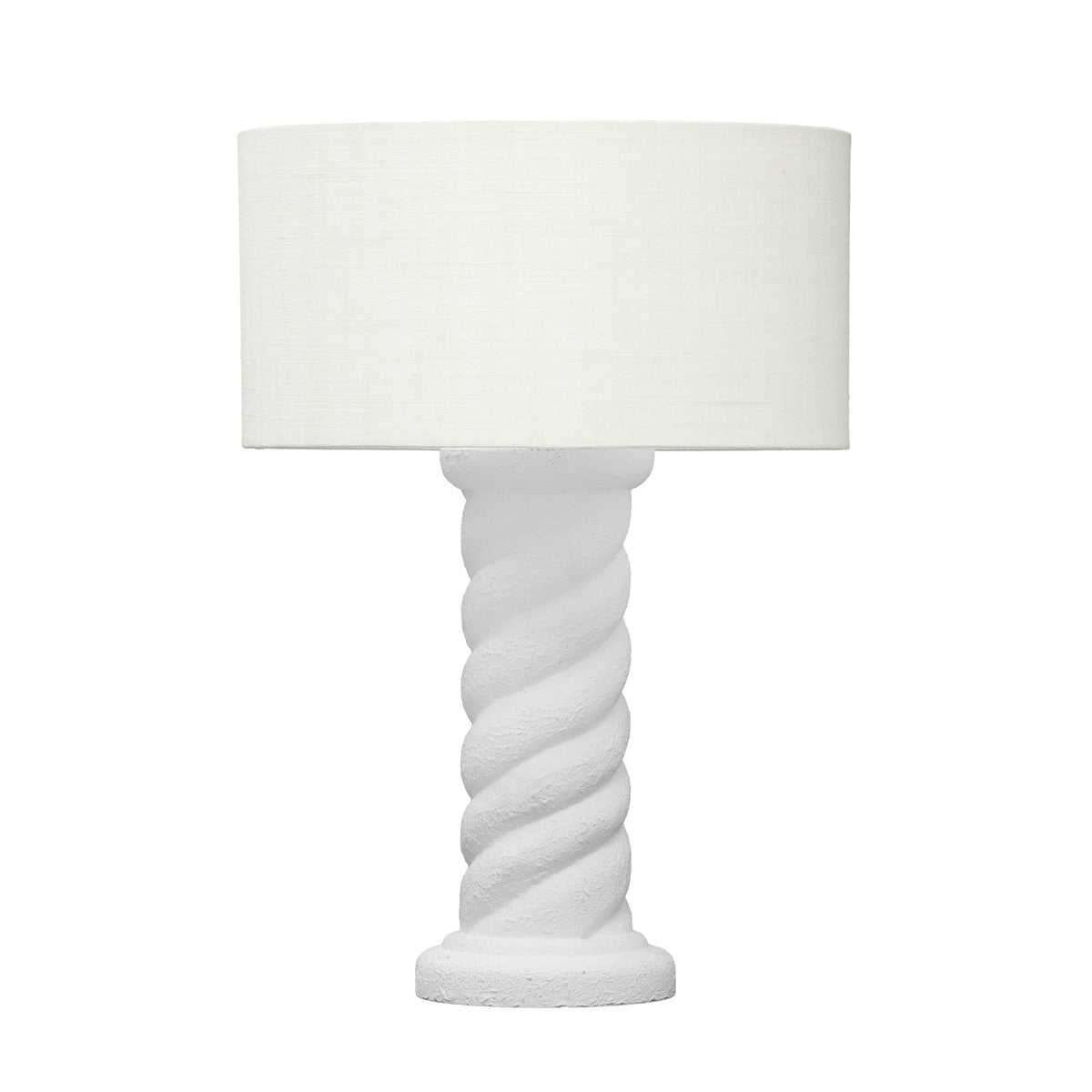 Rapunzel White and Cream Table Lamp