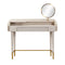 Penelope Vegan Leather Wrapped Vanity Desk