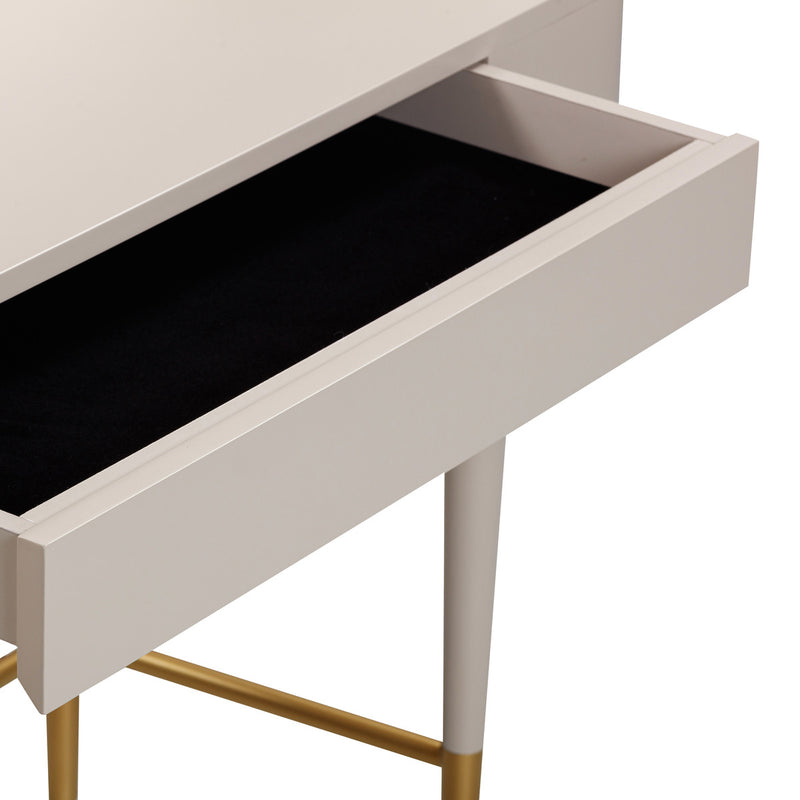 Penelope Vegan Leather Wrapped Vanity Desk