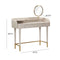 Penelope Vegan Leather Wrapped Vanity Desk