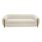 Lina Cream Chenille Textured Sofa
