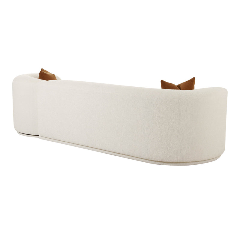 Fickle Cream Boucle 2-Piece Modular LAF Sofa