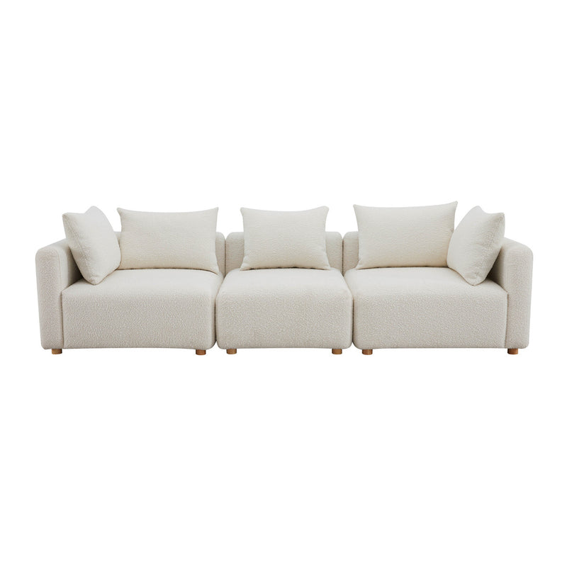 Hangover Cream Boucle Sofa