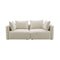 Hangover Cream Linen Loveseat