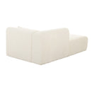 Tarra Fluffy Oversized Corduroy Modular LAF Chaise