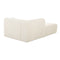 Tarra Fluffy Oversized Corduroy Modular LAF Chaise