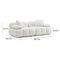 Calliope Cream Vegan Shearling Modular Loveseat