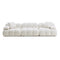 Calliope Cream Vegan Shearling Modular Sofa