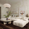Calliope Cream Vegan Shearling 6-piece Modular U-Sectional